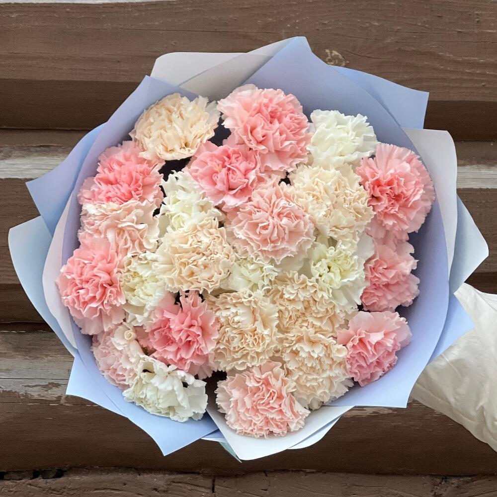 Купить микс гвоздики 23 шт в Москве ракурс 5
